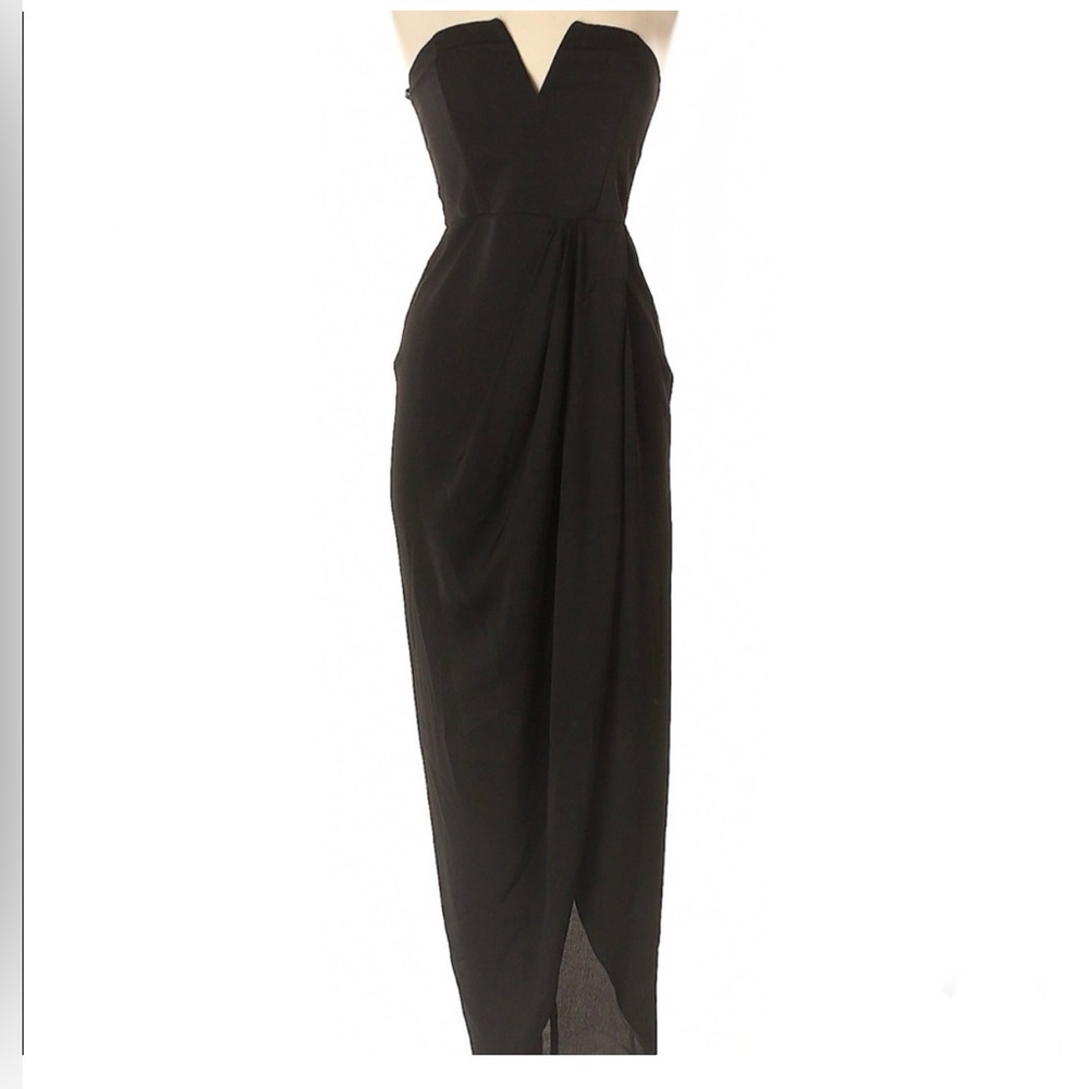 Shona Joy Strapless Evening Dress